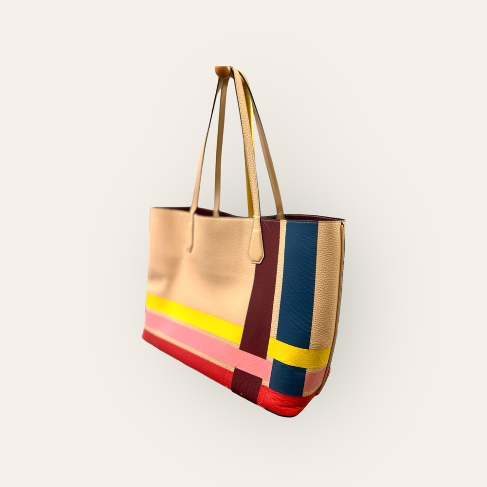 Tory Burch: Rare Multi-Color Perry Tote - Picture 5 of 15